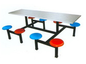 八人座圓椅餐桌