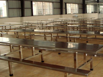 不銹鋼十人座餐桌案例