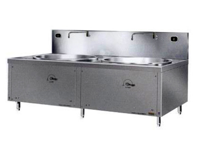 雙頭電磁大炒爐